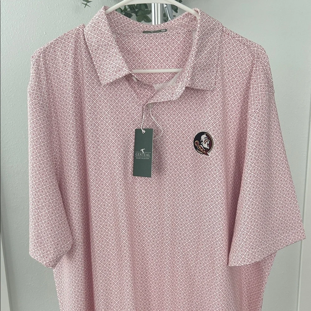 Men’s Genteal FSU Polo Shirt - Picture 2 of 4